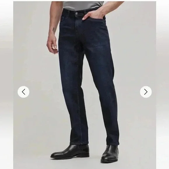 Cavalli Class black slim straight leg jeans sz 40 - Picture 8 of 9